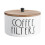 Coffee Filter Holder Basket Coffee Accessories Wooden Case Storage Box Organizer 1