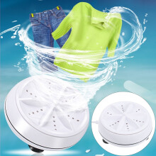 Small Washing Machines White Travel Washer for General Use 1Set