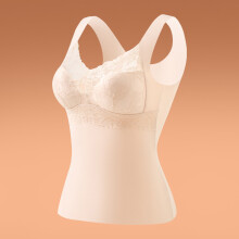 Women's V-Neck Lace Trim Camisole with Built-in Padded Bra Solid Color Casual and Comfortable