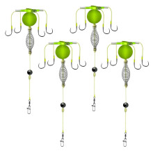 Carp Fishing Rig Spring Bait Cage 4X Catfish Bait Holders Sports & Outdoor Recreation Accessories for Catfish Trout Bass Octopus practical