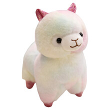 Peluche Alpaga Lumineuse 27 cm - Jouet Réconfortant Lumineux - Cadeau d'Anniversaire pour Animal de Compagnie ()