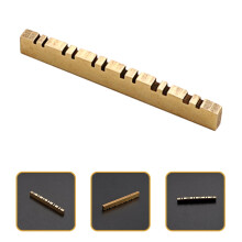 Puente de banjo, cejuela de mandolina clásica, guitarra acústica dorada