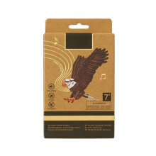 Construisez votre propre sculpture d'oiseau, kit en carton ondulé, décoration intérieure, projet STEM, activité familiale et puzzle relaxant pour