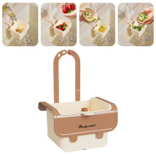 Removable Hanging Drain Filter Basket Wash Organizer | Snap Button Strainer Sink Protector Multi-Purpose Kitchen Accessory