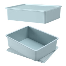Karymi Drawer Organizer Box with Lid, 11x8.3x3", Plastic Storage for Underwear/Socks/Accessories – Compatible with Standard Drawers