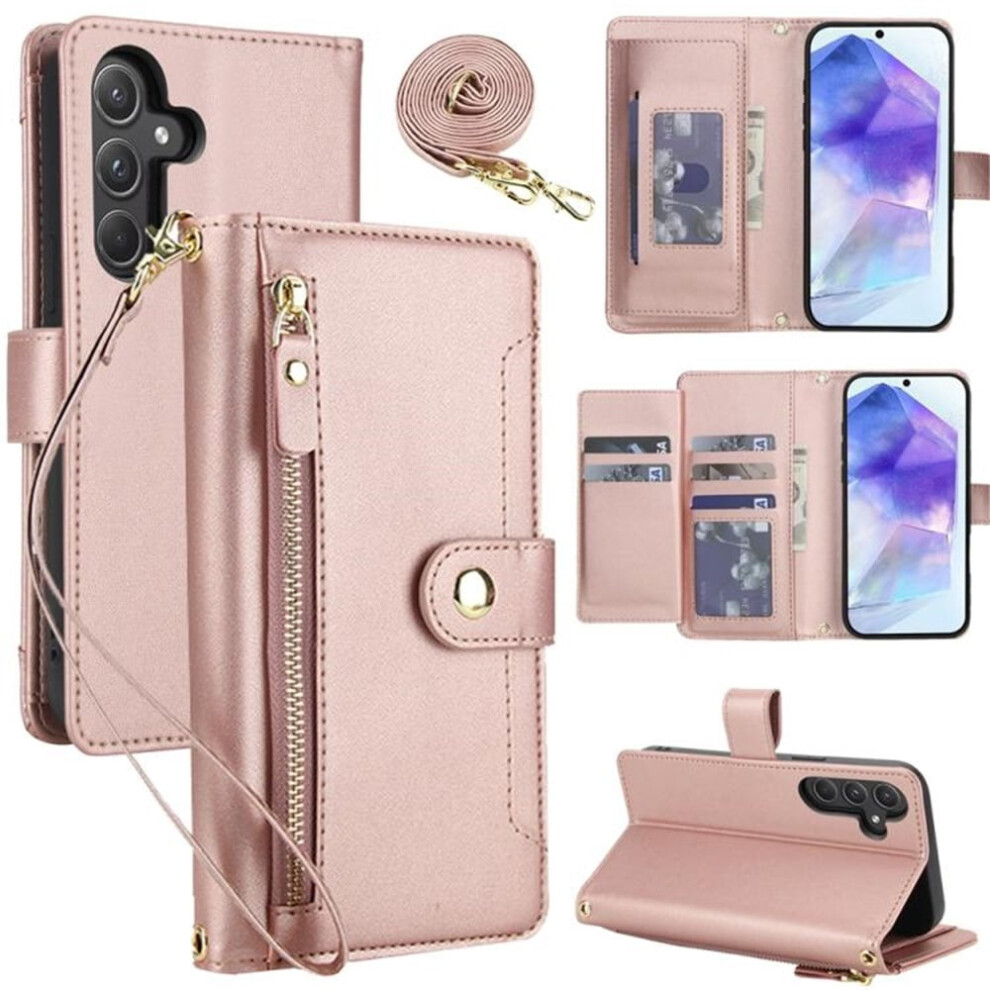 Rfid Blocking Wallet Case For Samsung Galaxy S21+ 5G Rose 9180435639240