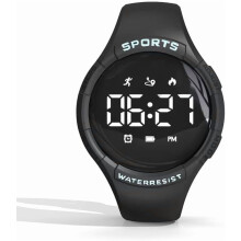 Fitnesshorloge – stappenteller, stappen-/calorieën-/afstandsmeter voor mannen en vrouwen, geen app nodig, compatibel met smartphones