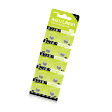 10Pcs AG1 Button Cell Batteries 1.55V LR621 LR60 SR621SW SR60 SR60L SR60 L621 Batteries Coin Cell Replacement for Watch