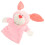 Bunny Hand Puppet Pink 1Set Interactive Toy for Children Early Education Imagination Development 1