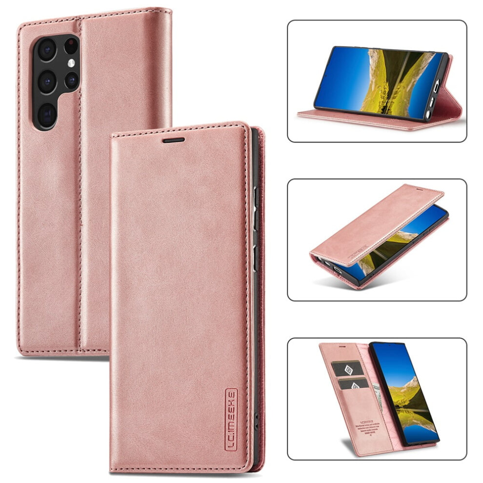 Leather Flip Wallet Case For Samsung Galaxy S22 Ultra 5G 9180435635815