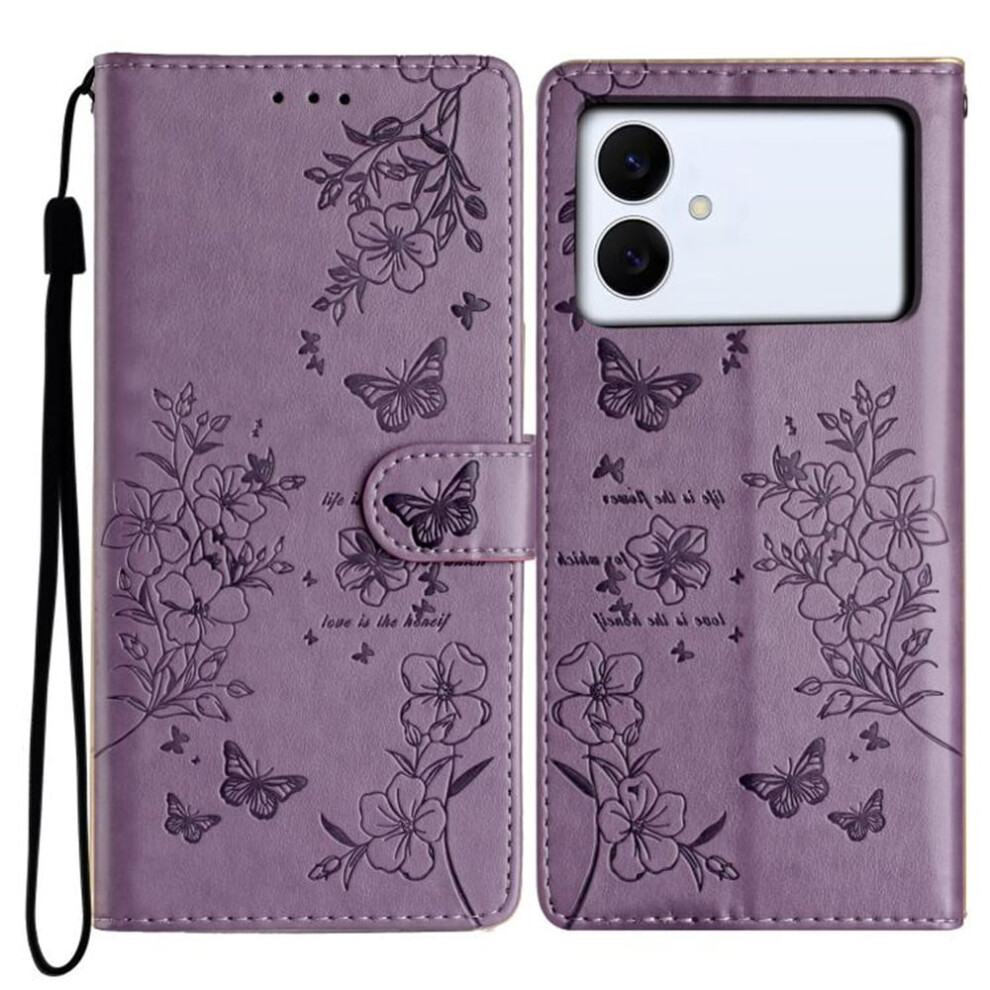 Pu Leather Flip Wallet Case For Samsung Galaxy S26 Purple 9152228996977