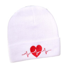 Beanie for Teenager Halloween Grunge Knitted Skull Cap Ghost Slouchy Emo Crochet Accessories Warm Winter Hat