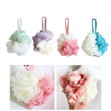 4-Piece Large Bath Set Shower Accessories in and White PE Material