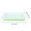 2Pcs Double Layer Fruit Drain Tray Storage Basket Green 2