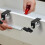 2 grampos em forma de C para fixação e retenção de mesa 5