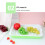 2Pcs Double Layer Fruit Drain Tray Storage Basket Green 6
