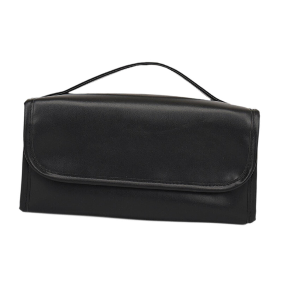 Brown Travel Makeup Bag Cosmetic Organizer Bag Large Capacity Makeup Organizer Bag