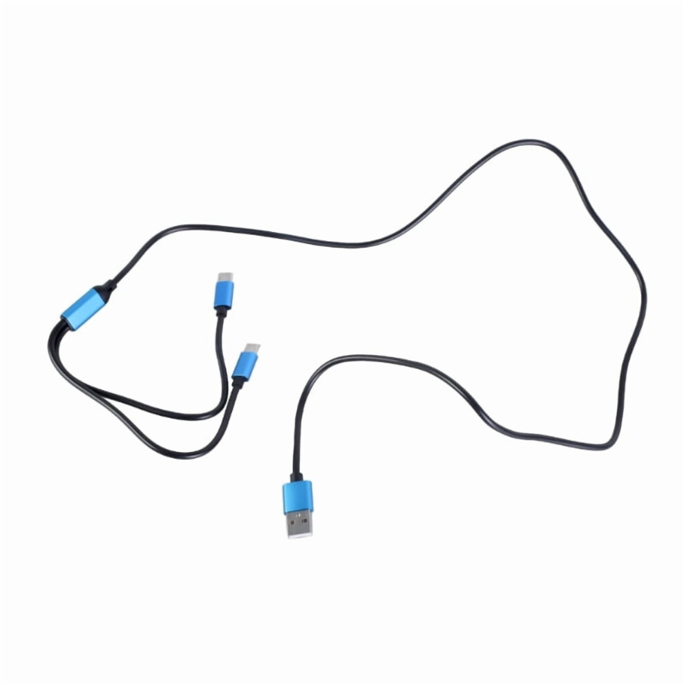 Usb A To Double Type C Splitter Cable With 480Mbps Data Transfer And 80W Charging Port Supported Efficient Data Line 9193271782148