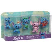 Stitch 5er-Figurenpaket, 7 cm große Sammlerspielzeuge