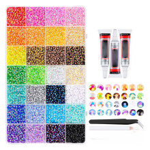 Diamond Art Kit with 30000pcs 3mm Resin Rhinestones 28
