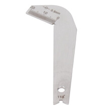 0.5mm Drill Bit Sharpening Gauge Stainless Steel Accurate 118 Angle Tool AU