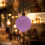Purple Paper Lamp Table Light Cover Durable Design 4