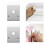 20Pcs Universal Blind Mounting Clips Silver Plastic Alloy for Curtains 9
