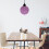 Purple Paper Lamp Table Light Cover Durable Design 5