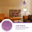 Purple Paper Lamp Table Light Cover Durable Design 7