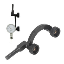 Stahl-Durchmesserprüfgerät Zentrierhalter 8mm Schaft, 4mm Bohrung