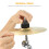 prato de bateria 10 polegadas em latão crash ride hi-hat dourado 5