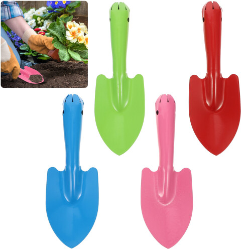 4 mini pás de ferro para jardinagem e cavar solo 1