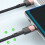 Υπερταχύ καλώδιο φόρτισης USB C 100W Καλώδιο εξόδου USB C σε USB A 7A για γρήγορη φόρτιση 7