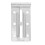 Accessoire Argenté Équerre Pour Portes De Garage Solides 8