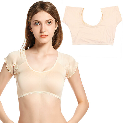 Sweat Absorbent Shield Vest Khaki Elastisch Atmungsaktiv