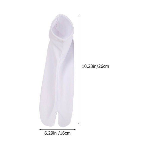 1 Par Två Tår Sockor Tabi Japanska Träsko Elastiska Crew Sockor 2