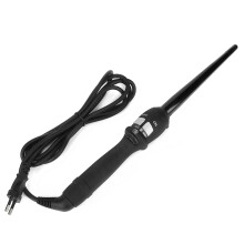 Heat Resistant Glove Included Curling Wand with Swivel Cord and Dual Voltage for International Travel Use
