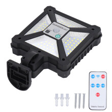 Outdoor Solar Flood Lights Motion Sensor IP65Waterproof LED High Brightness Dusk Dawn Long Work Time Adjustable Angle Smart Detection Easy Mounting