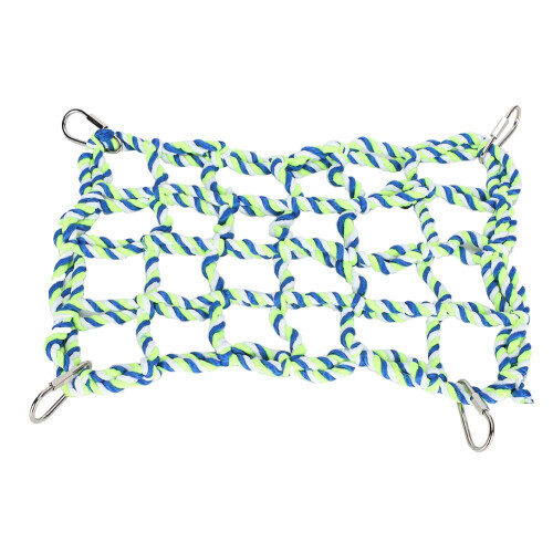 Small Pet Hammock Woven Rope Mesh Climbing Net 20x28cm 1