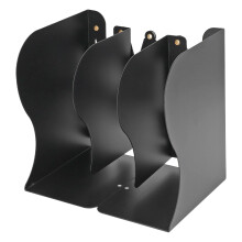 Adjustable Book Holder Retractable Stainless Steel Bookends Heavy Duty Multi Purpose Use Edge Protection For Office Desks Student Tables Durable
