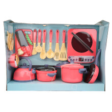 Utensils Cookware Toys Kids Kitchen Playset Pretend Cooking Educational Playset With Play Pots And Vegetables Learning Gift For Boys Girls Toddlers