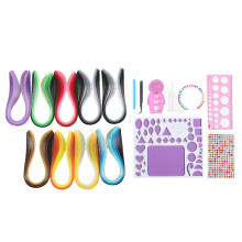 Home Decoration Quilling Supplies Paper Quilling Kits with Smooth Surface Quilling Strips and High Stiffness for Beginners to Create Unique Craft