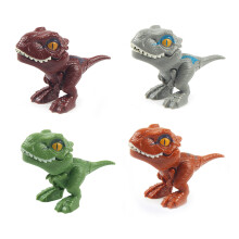 Fantasifull lek Dinosaurie Festtillbehör Badleksaker för småbarn Rolig presentleksak Fingerdinosauriedocka Bitande fingerdinosaurieleksak