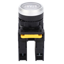 Self Reset Push Button Switch Instantaneous Self Locking22mm Waterproof Indicator Lights LED Light Corrosion Resistant Anti Oxidation High Pressure