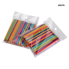 Conjunto de baquetas musicais coloridas, instrumento de percussão de madeira resistente para aprimorar a coordenação motora e estimular a