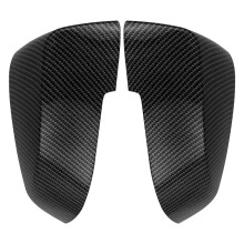 Conjunto de capas para espelhos retrovisores para veículos BMW. Superfície polida com revestimento UV transparente, aparência esportiva e