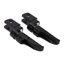 Pedane anteriori per moto in lega di alluminio CNC T6063 di alta qualità, comode da guidare, antiscivolo, facili da installare.