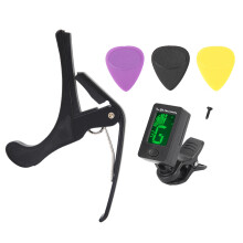 Acoustic Guitar Tuner Accurate Tuning Versatile Tuning Modes Easy To Read Display Strong Clamp Stage Ready Compact Size Beginners Friendly
