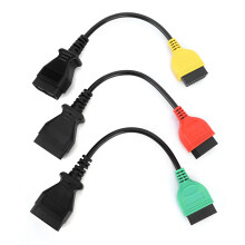 OBD2-adapter compatibel met Chrysler- en Fiat-modellen. Beveiligingsbypasskabel met gebruiksvriendelijk ontwerp, stabiele transmissie en duurzame