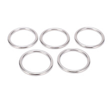 Anillo tórico de acero inoxidable 304 duradero, anillo metálico multiusos sin costuras de gran capacidad de carga con superficie lisa para colgar